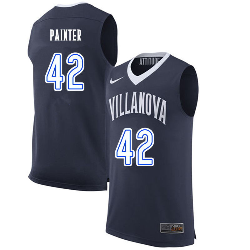 Men #42 Dylan Painter Villanova Wildcats College Basketball Jerseys-Navy